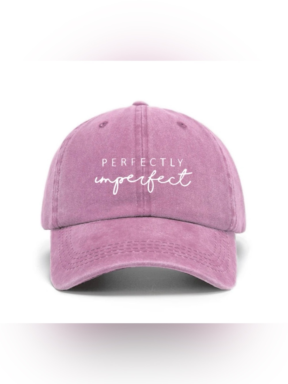 Perfectly Imperfect Pink Cap